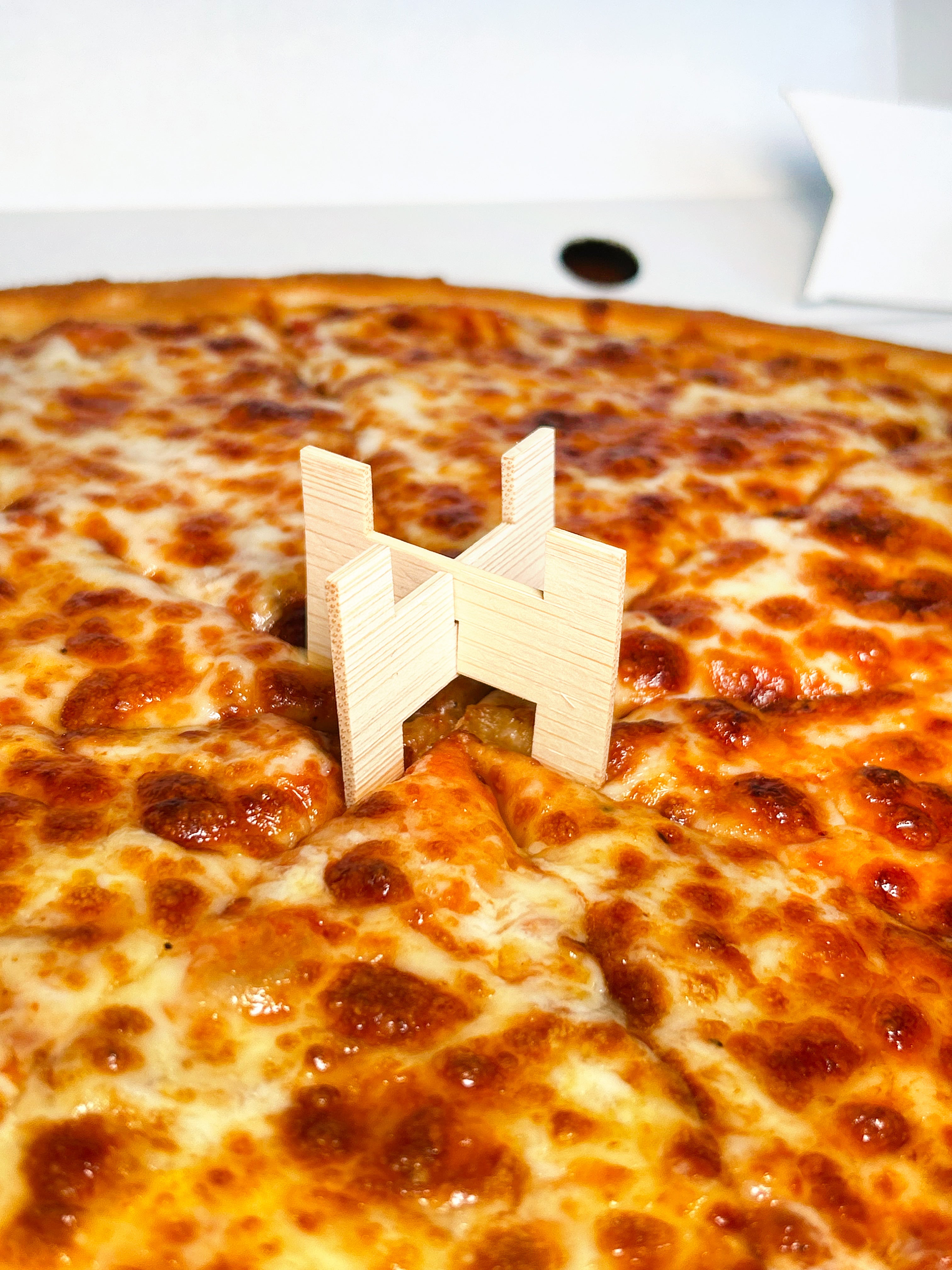 Sustainable Pizza Saver Pizza Table Compostable Eco Friendly Bamboo